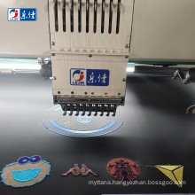 6 head flat computerized embroidery machine